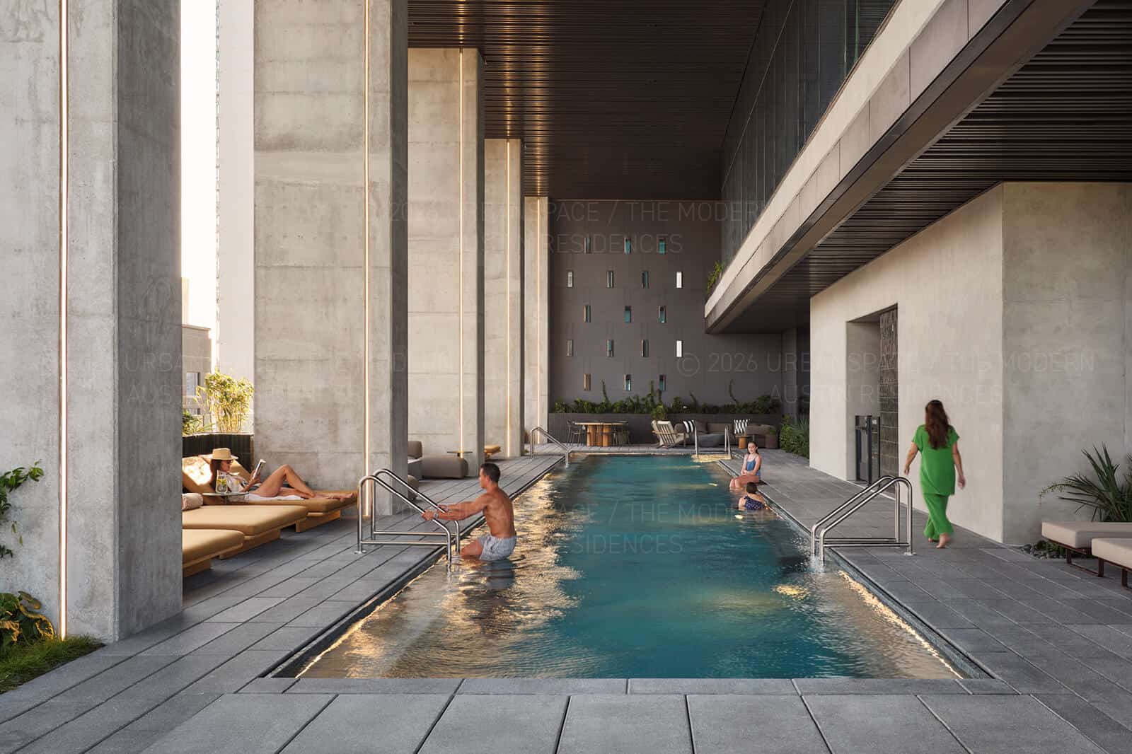 The Modern Austin resort pool